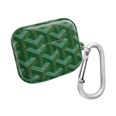 Goyard Green AirPod Case
