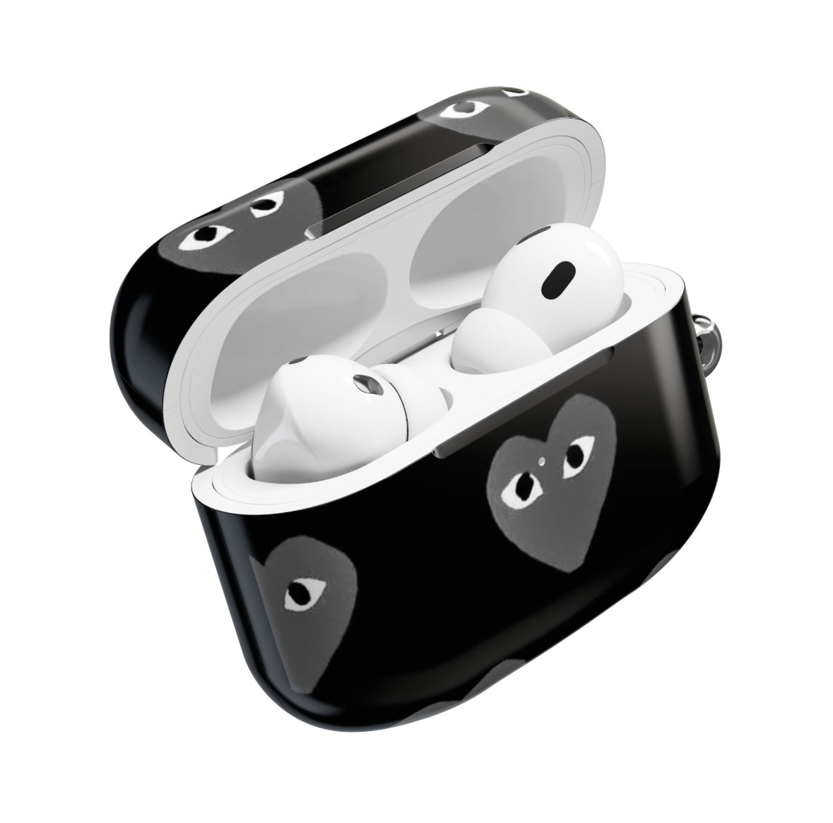 CDG Black Airpod Case