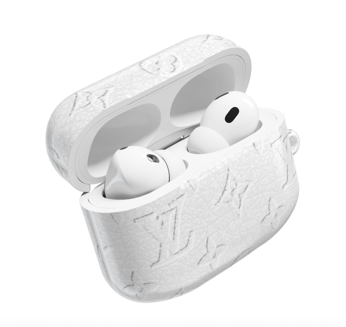 LV AirPod Case White