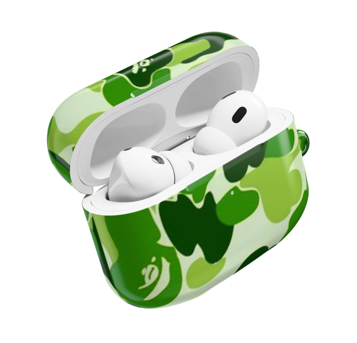 Bape  Green Camo AirPod Case