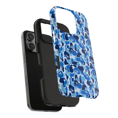 Bape Blue Camo Case