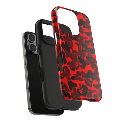Bape Red Camo Case